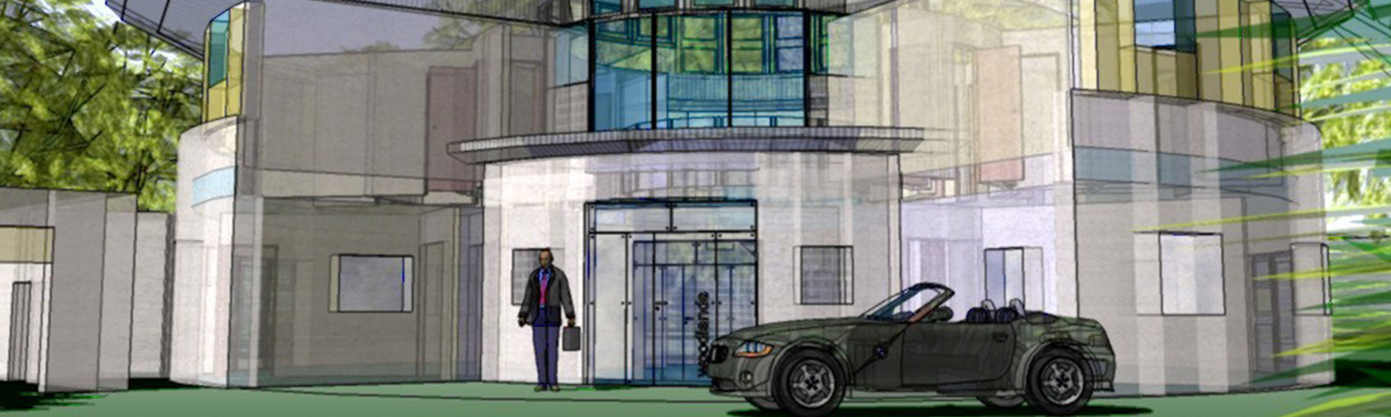 Bruce Round House Design for new-build house.